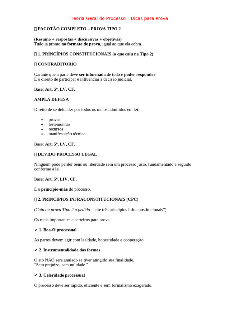 Teoria Geral Do Processo | PDF | Jurisdição | Res Judicata