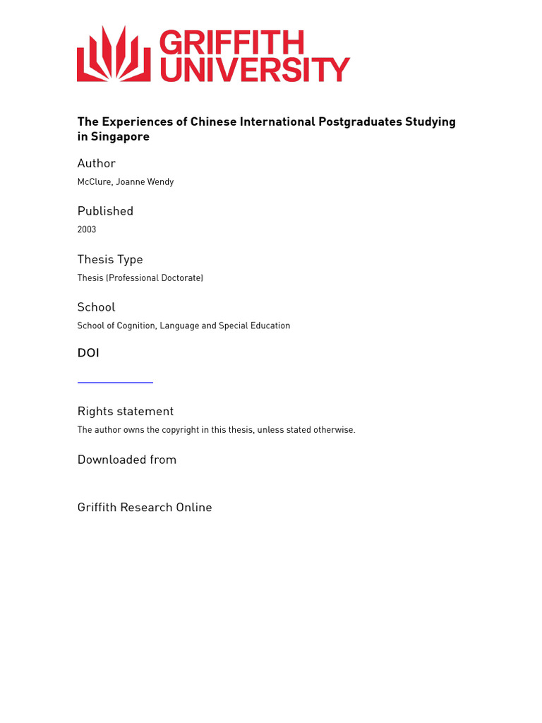 Griffith RP Sample | PDF | Methodology | Qualitative Research