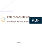 Cell Phones Review: Click To Edit Master Subtitle Style