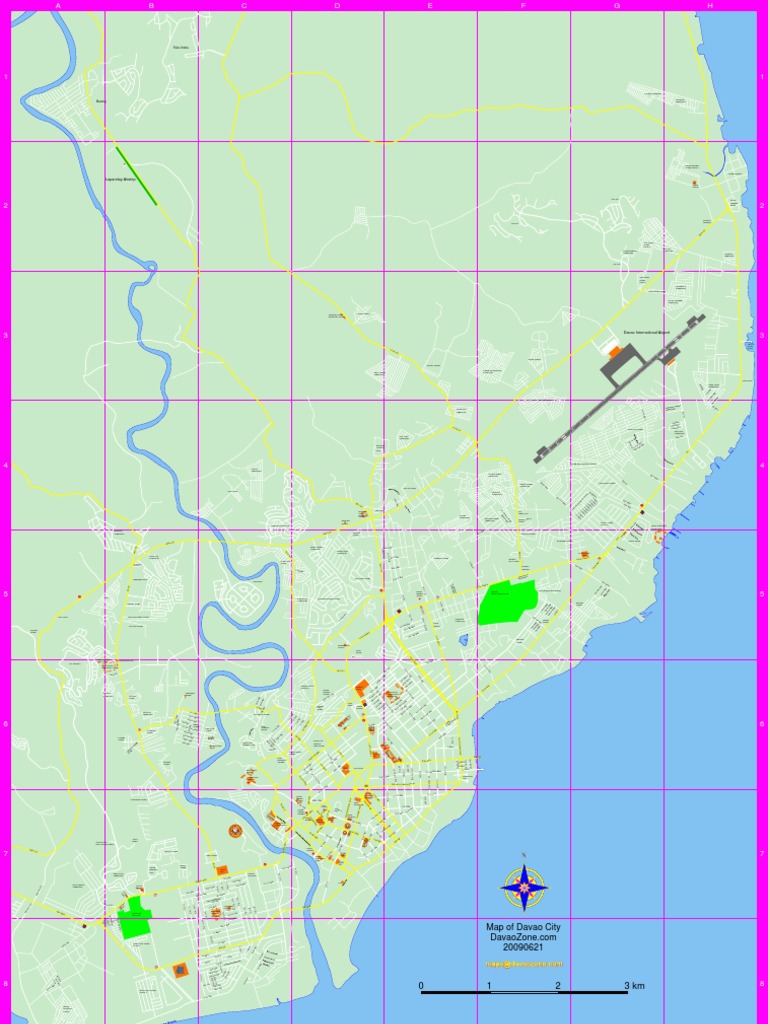 davao tourist map