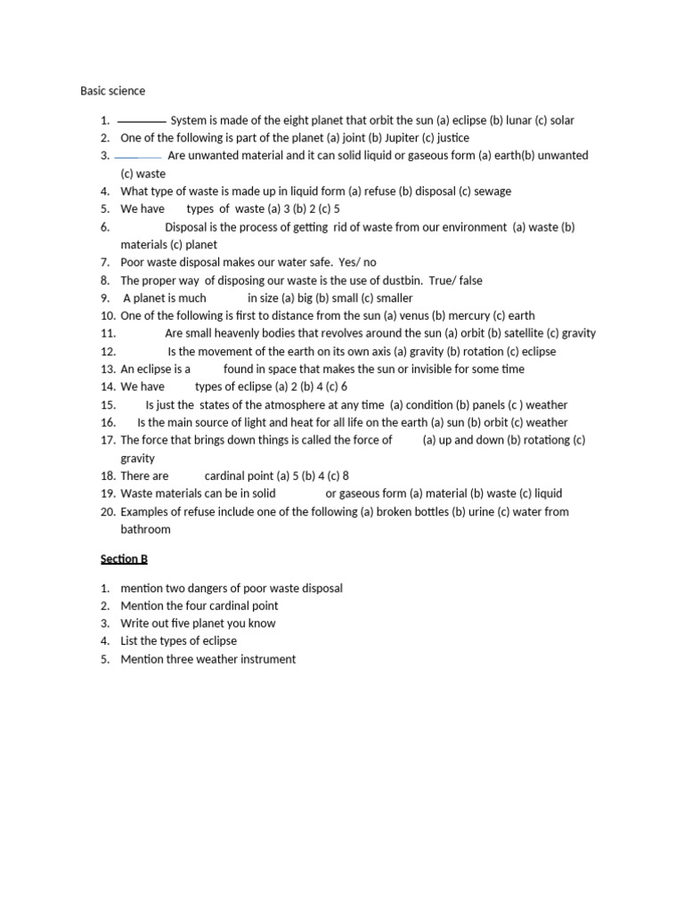 Basic Science | PDF