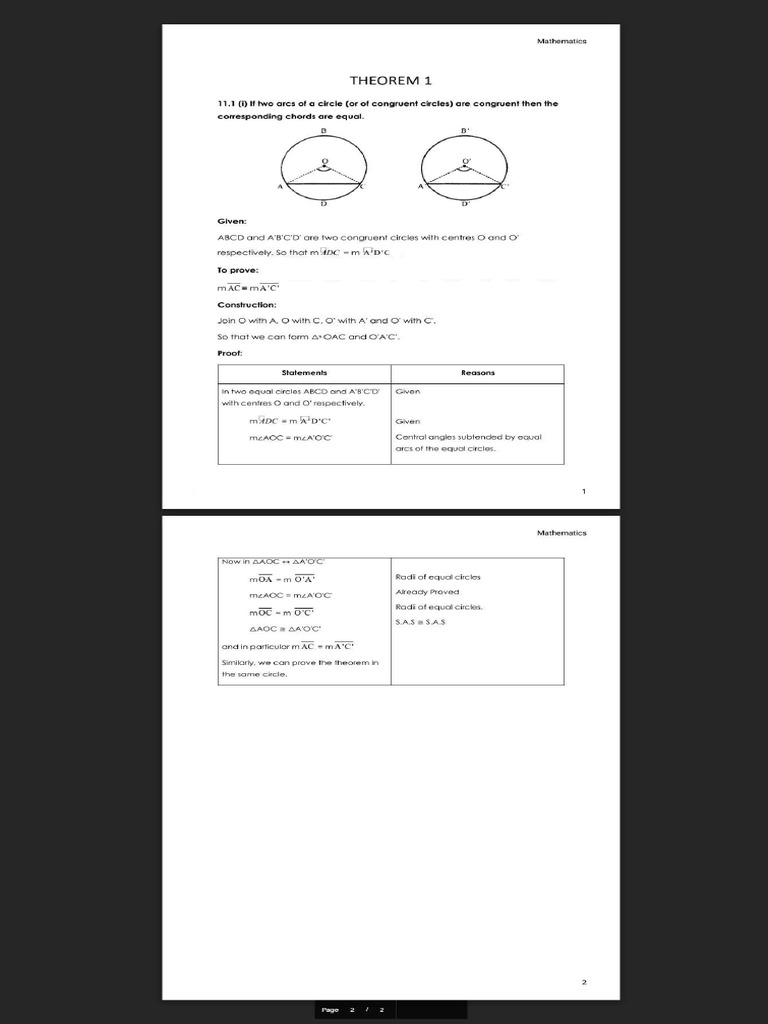 Class 10th Math Notes Chapter 11 Federal Board. | PDF