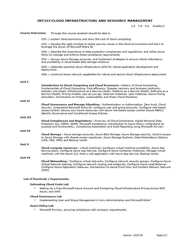 FRM Course Syl Lab Us Ip Download | PDF | Cloud Computing | Microsoft Azure