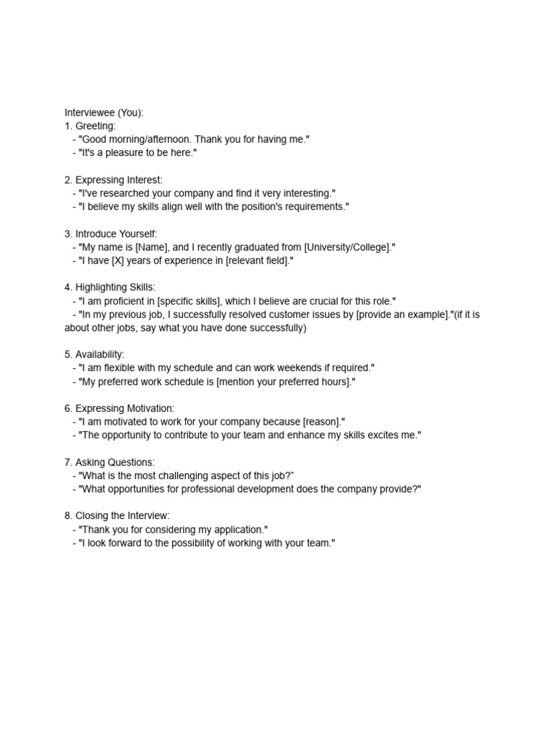 Interviewee | PDF