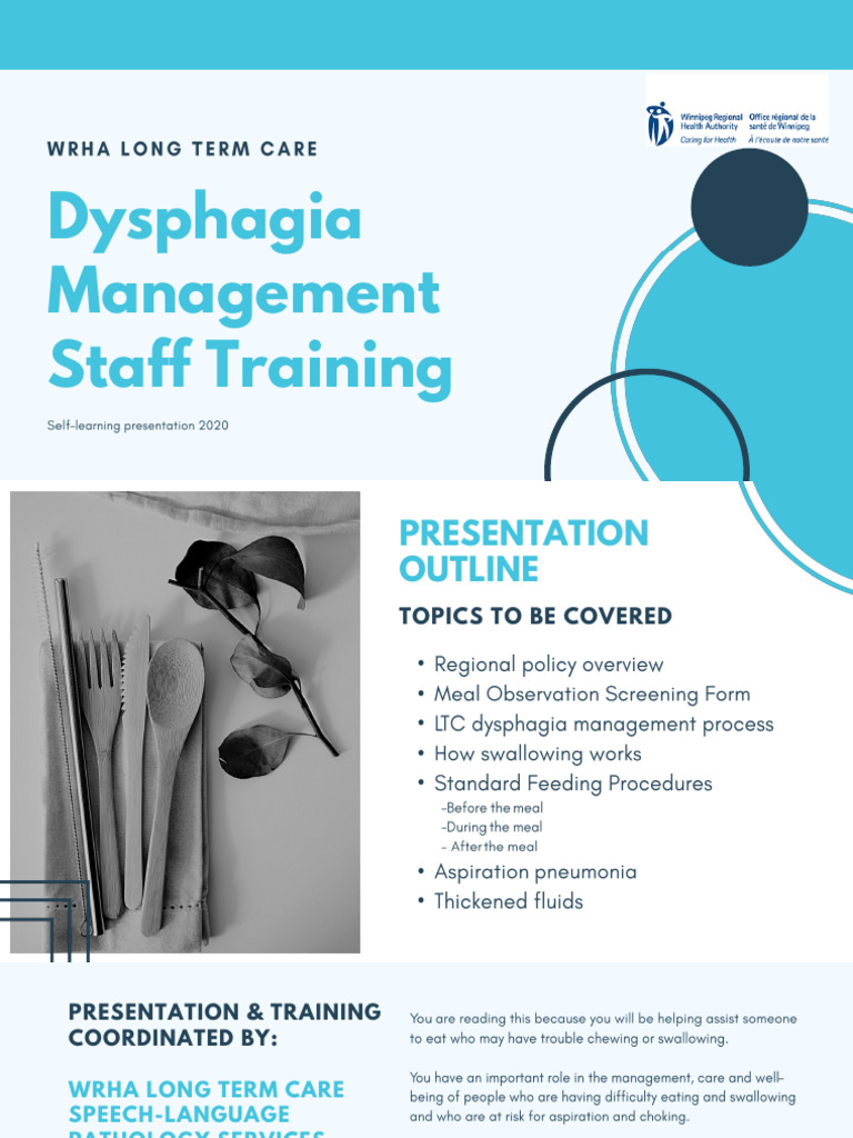 Dysphagia Management Staff Training | PDF | Medical Specialties ...