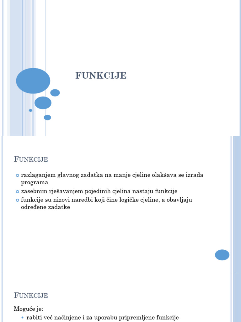 Funkcije | PDF