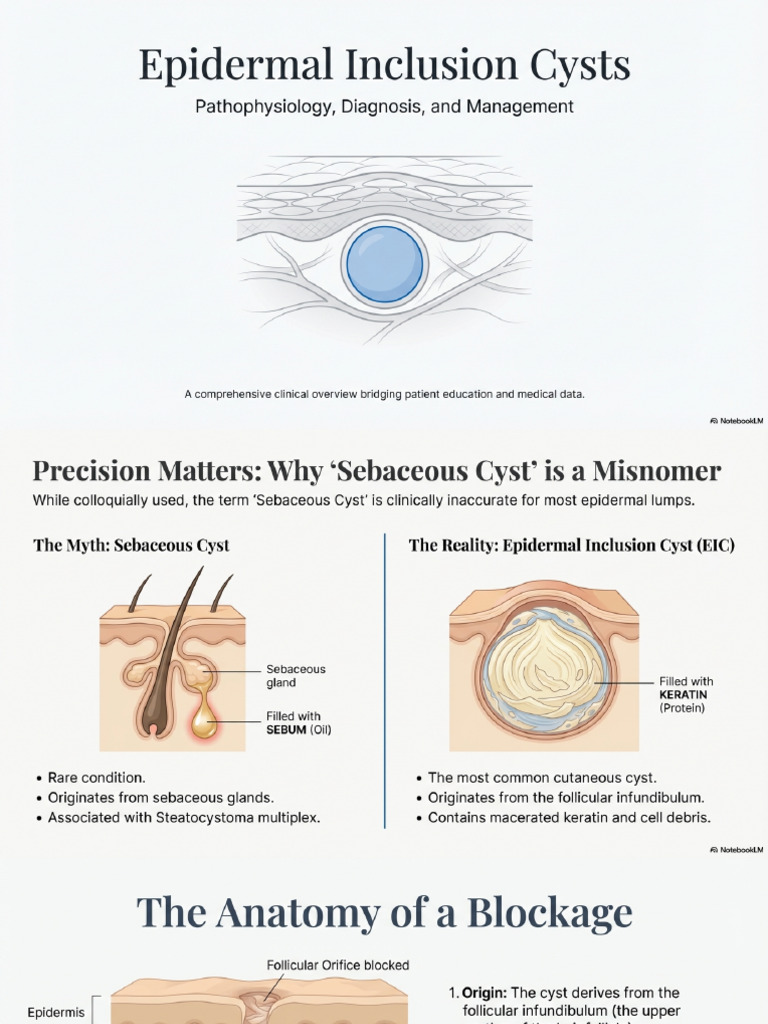 Epidermal Inclusion Cysts Essentials | PDF
