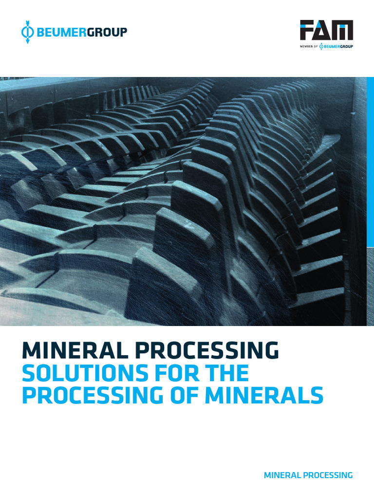 03 FAM Mineral Processing | PDF | Mill (Grinding) | Mining