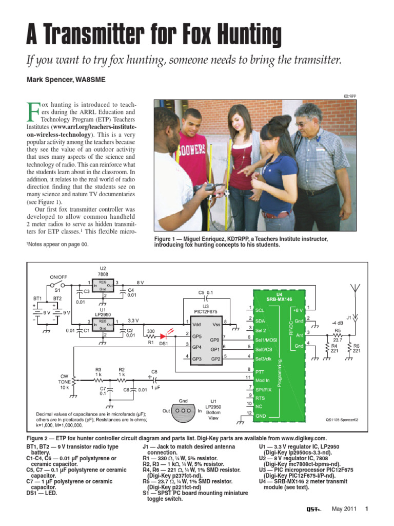 Fox Hunting Article 4 - 21 | PDF | Transmitter | Microcontroller