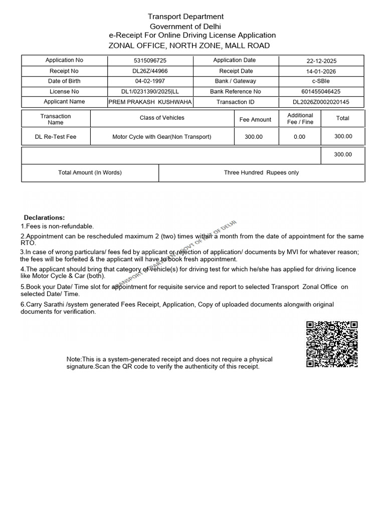 Report (3) | PDF | Driver's License | Transport