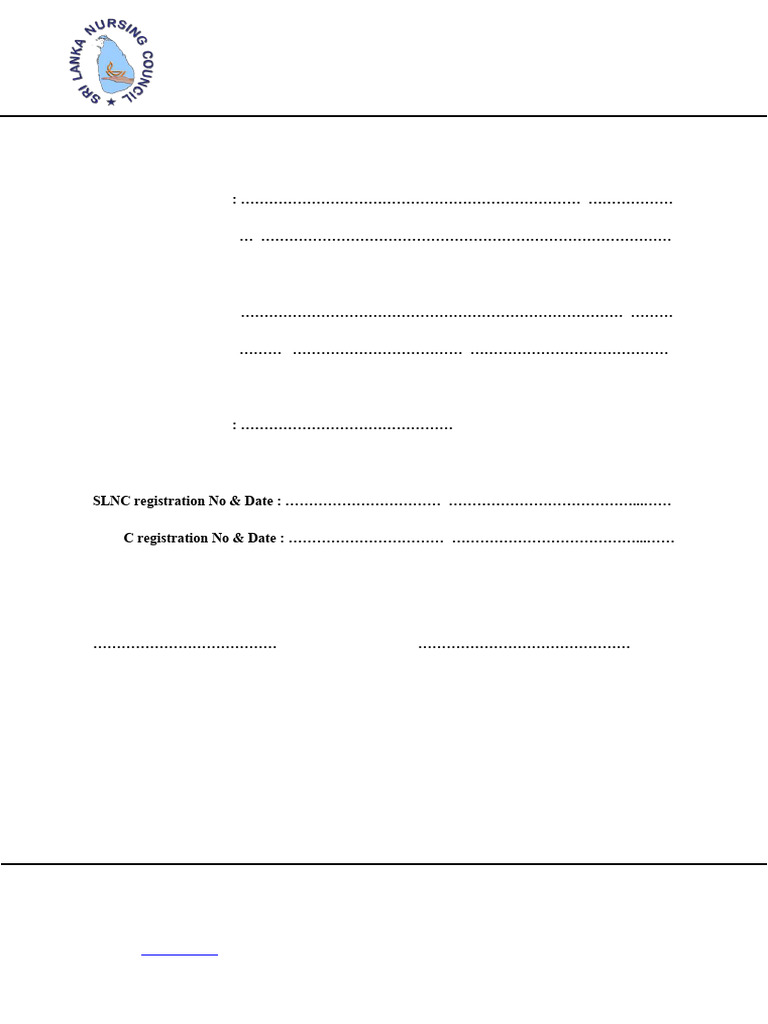 Verification for the Registration as a Nurse | PDF | Access Control ...