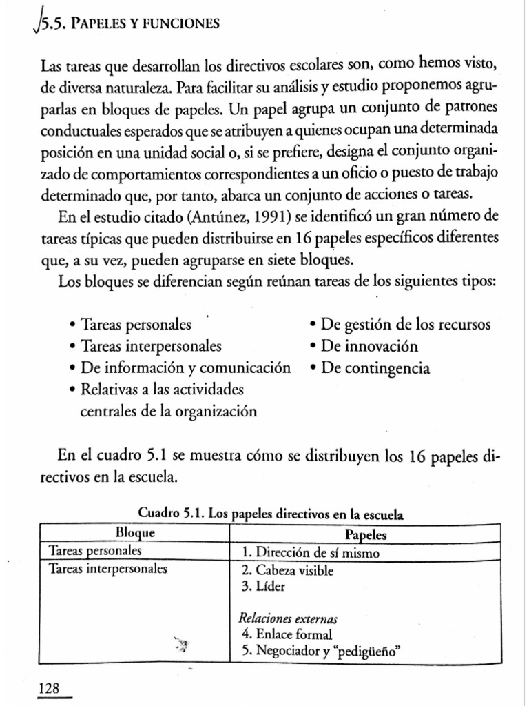 Papeles y Funciones | PDF