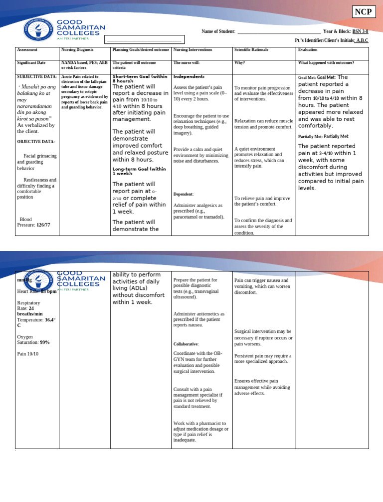 Acute Pain Adpie | PDF | Pain | Analgesic