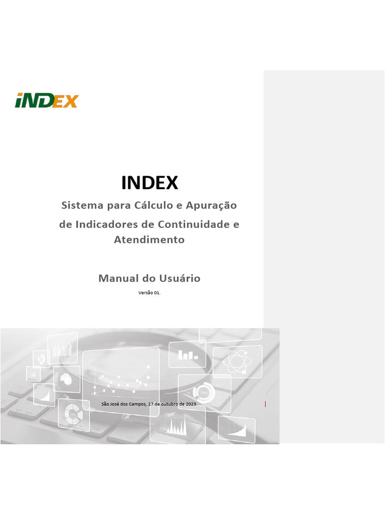 Manual Do Usuario INDEX | PDF | Qualidade (negócios) | Dados