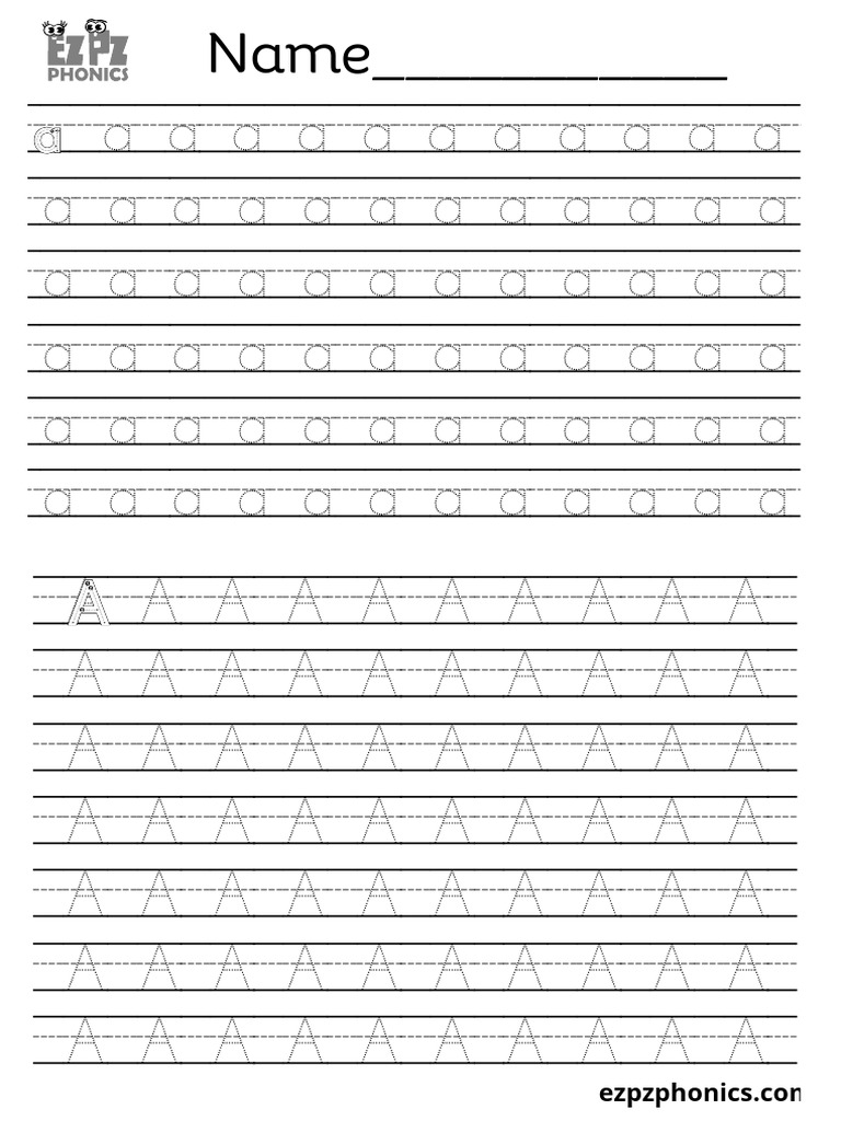 A to z Letter Tracing Simple Alphabet Coloring ABC Book | PDF