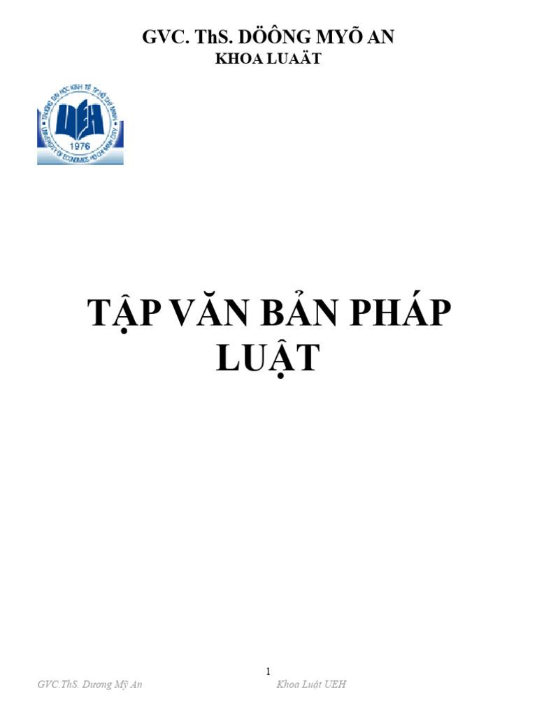 1- TẬP VBPL | PDF