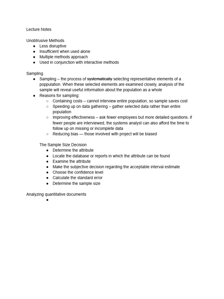 Lecture Notes | PDF