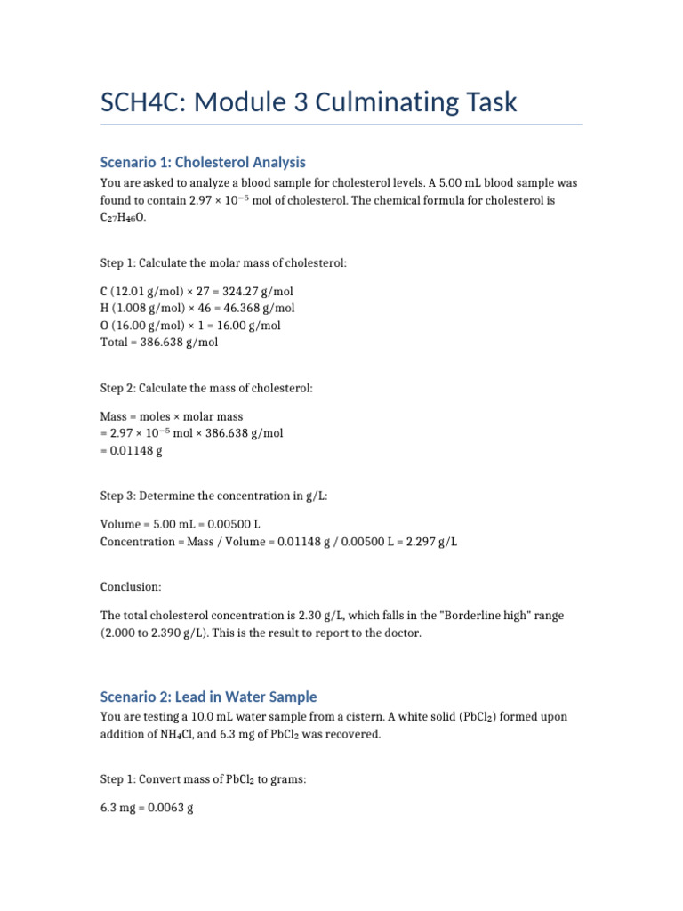 Module 3 Culminating Task | PDF