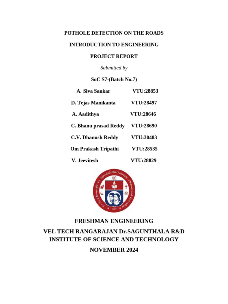 b7 Ie Report Soc7 | PDF | Internet Of Things | Road