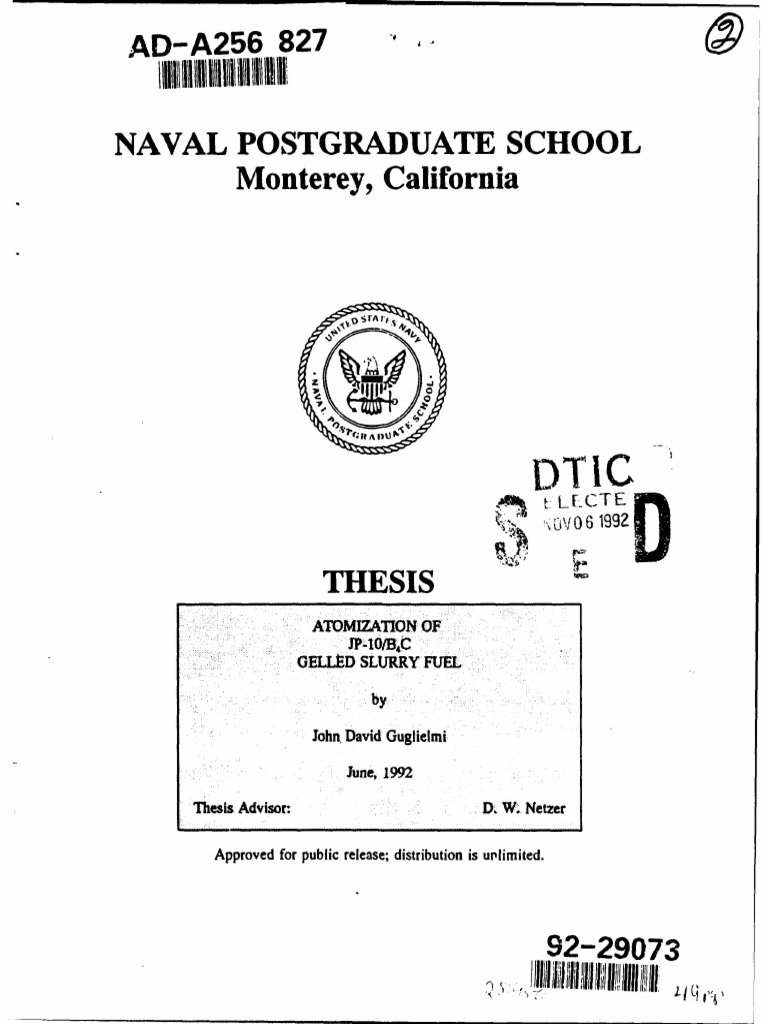 Atomization of | PDF | Flow Measurement | Rocket Propellant