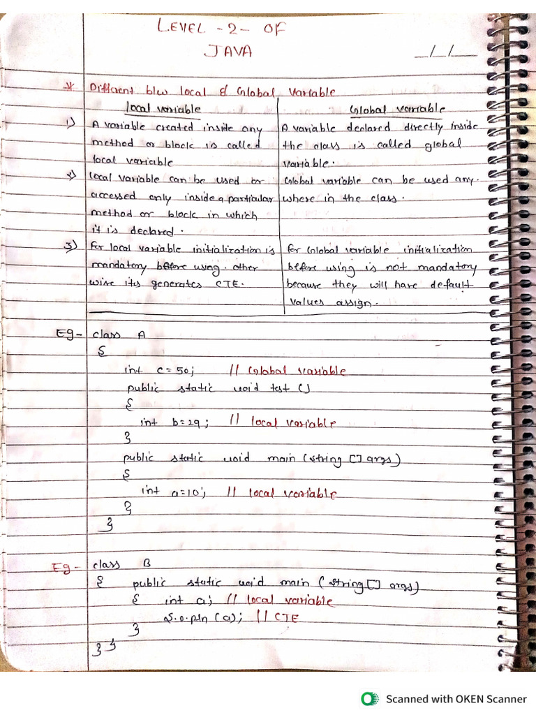Level 2 in Java | PDF