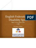 English Federation of Disability Sport Powerpoint