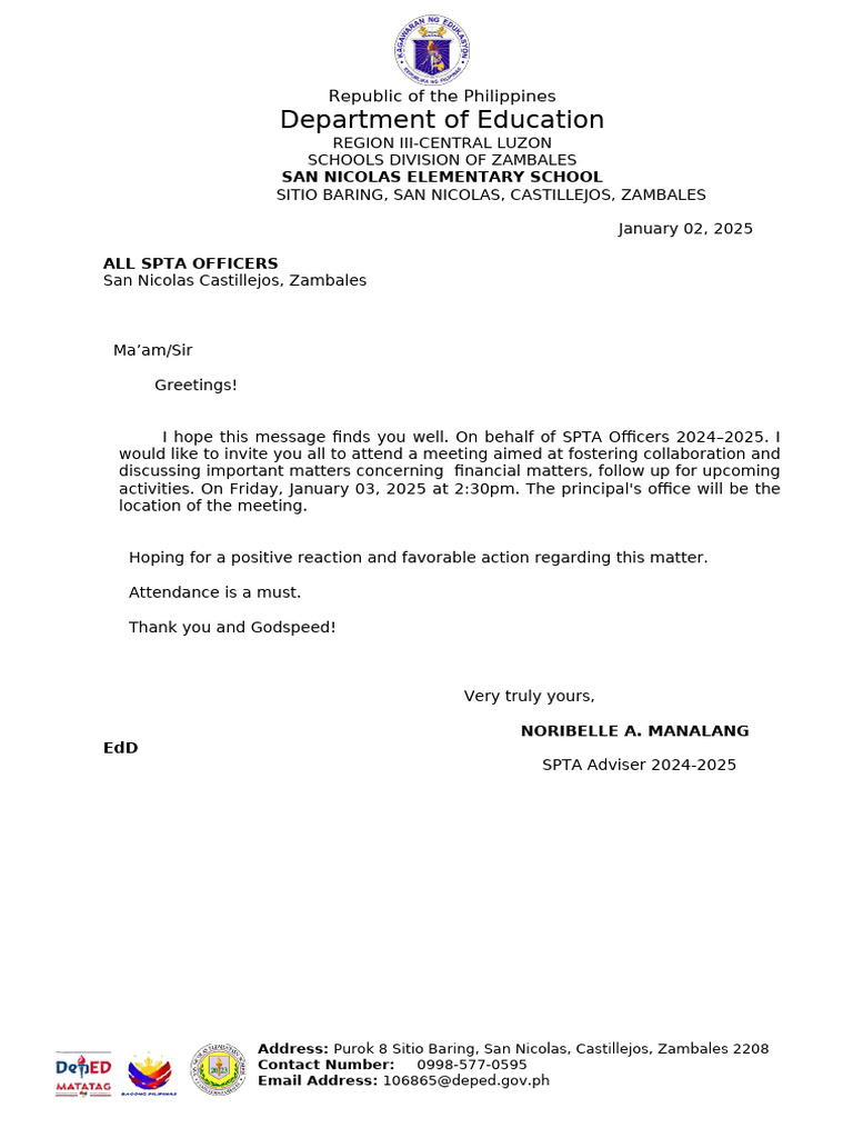 Spta letter (1) (2) | PDF