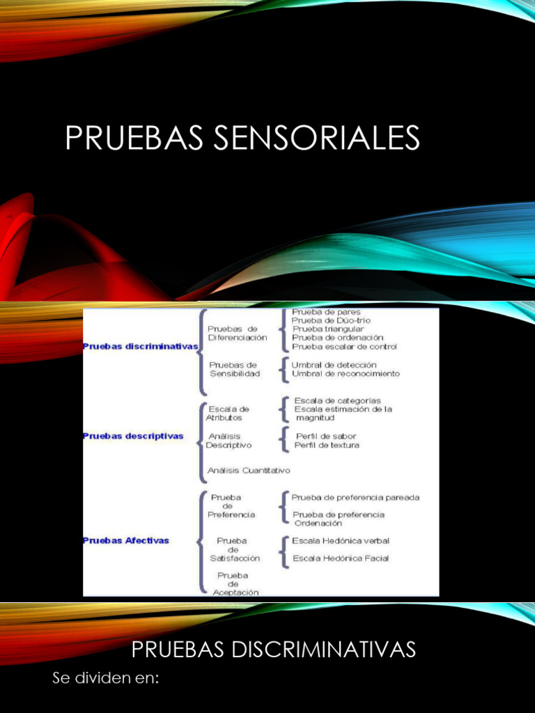 pruebas sensoriales | PDF | Estadísticas | Alimentos