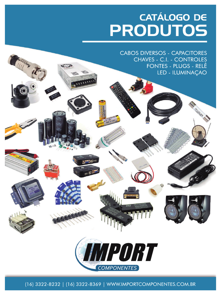 PDF Catálogo IMPORT 2018-Compressed | PDF | Engenharia de Áudio ...