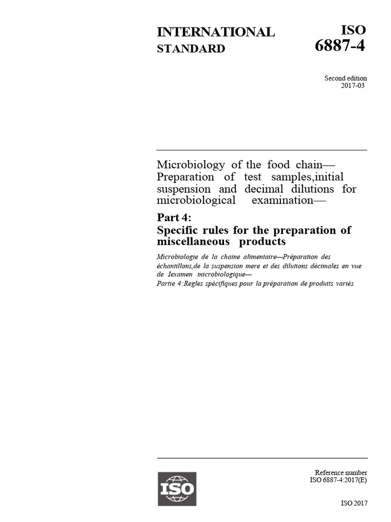 Iso 6887-4-20171769675048 | PDF | International Organization For ...