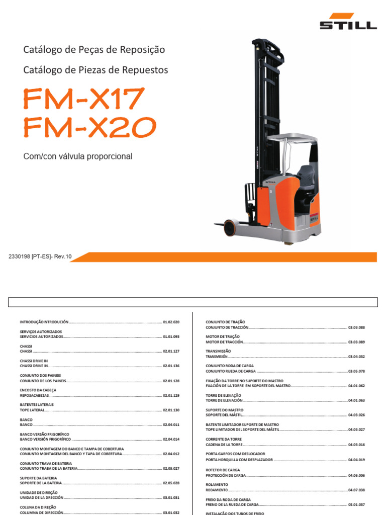 -empilhadeiras elétrica FMX NG 17,20 (1) | PDF | Bienes manufacturados