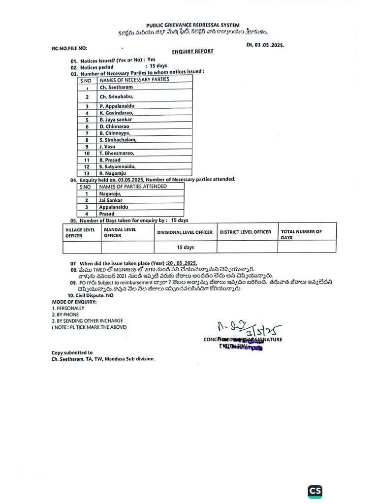 PGRS Model | PDF