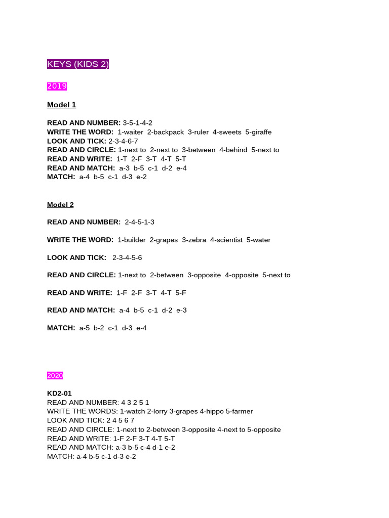 keyskids2 | PDF