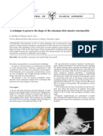 A technique to preserve the shape of the calcaneus after massive osteomyelitis