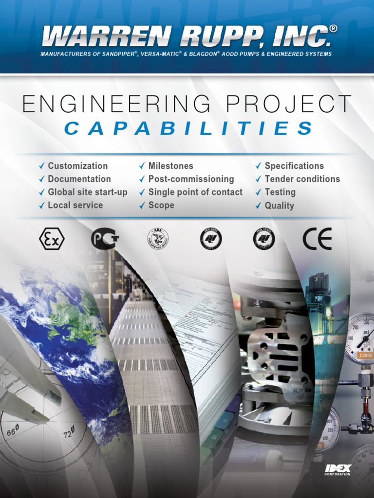 Engineering Project Capabilities | PDF | Pump | Mechanical Engineering