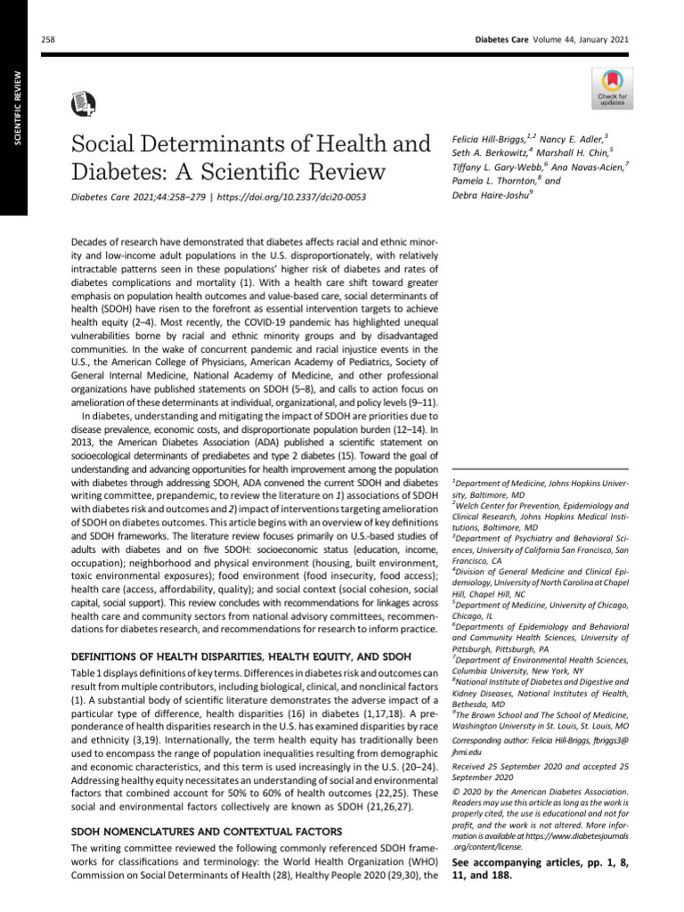 Dci 200053 | PDF | Health Equity | Socioeconomic Status