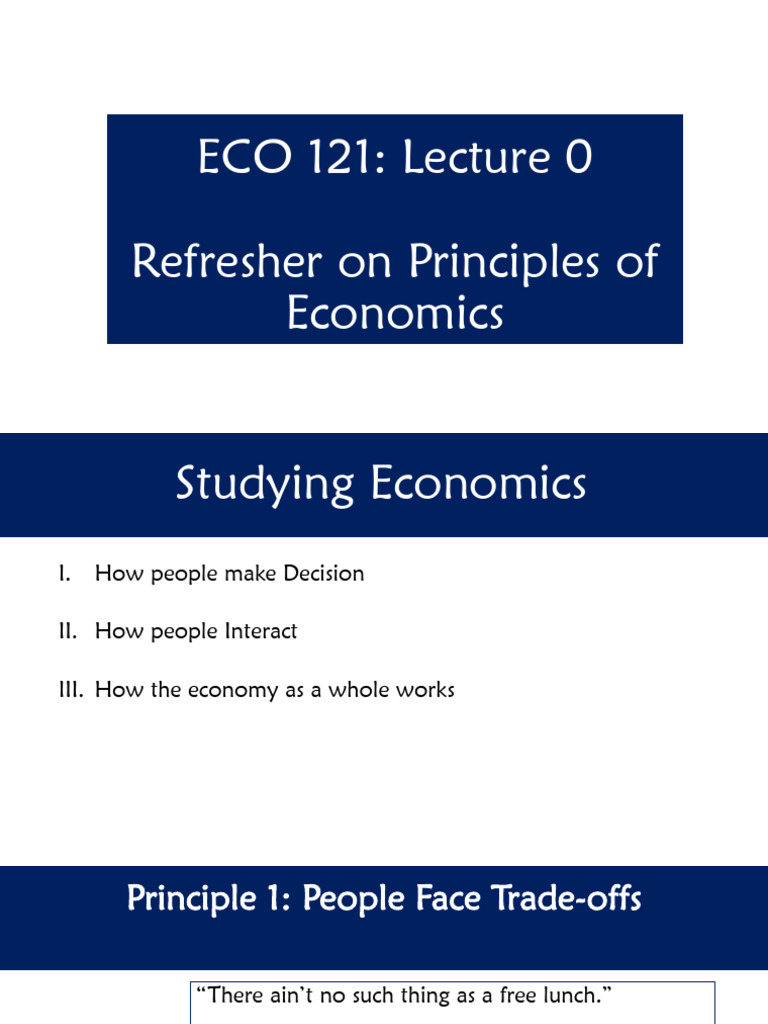 Lecture 0 Review | PDF | Market (Economics) | Inflation