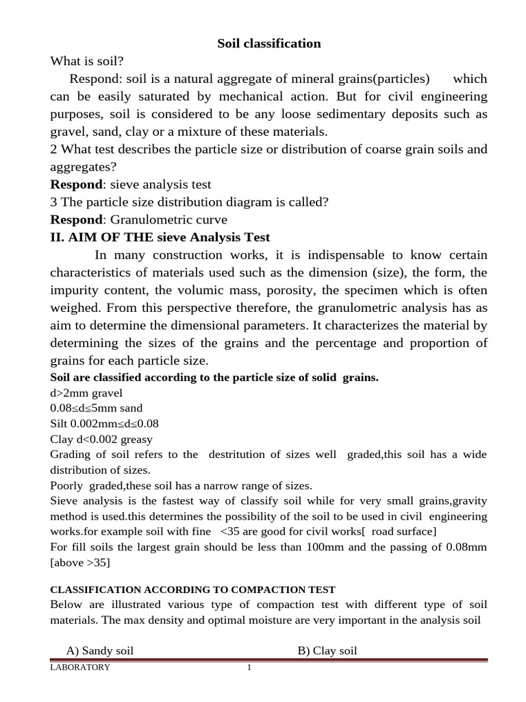 Soil Identification Tests | PDF | Soil | Soil Science