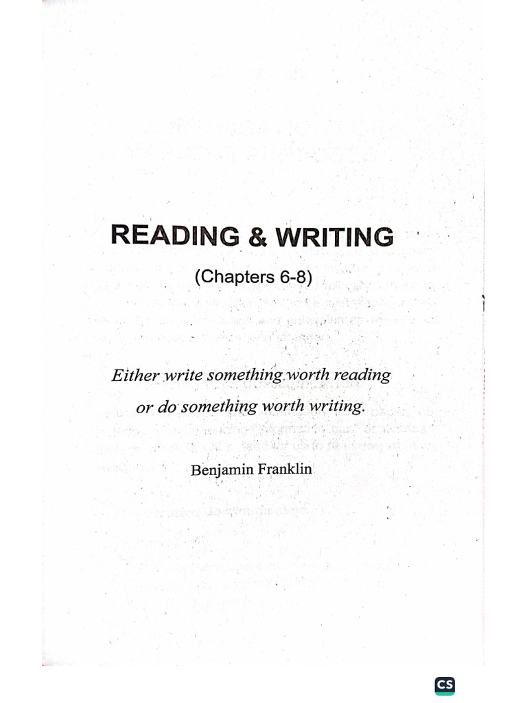 GE 5 Chapter 6 Communication for Various Purposes | PDF