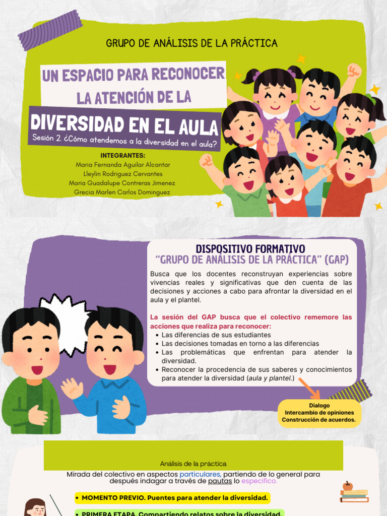 Sesión 2. ¿Cómo atendemos a la diversidad en el aula.pdf | PDF | Salón ...