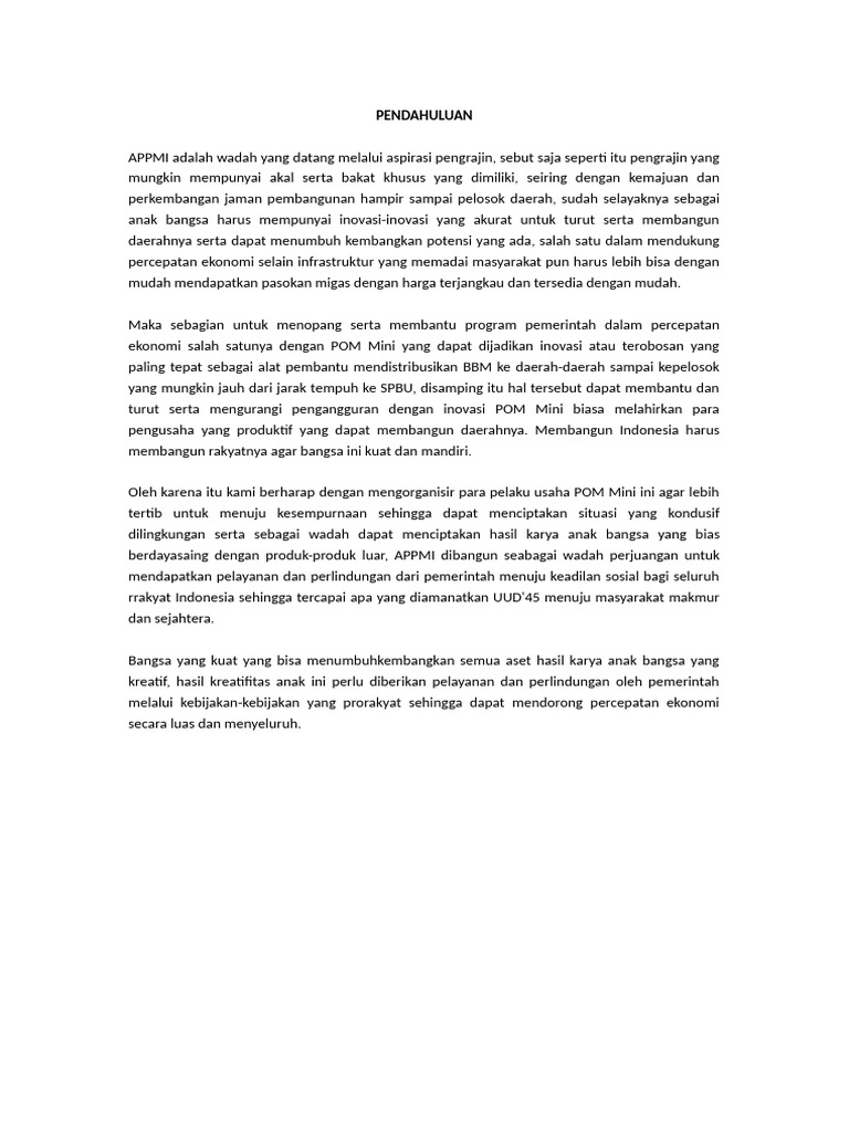 Contoh Draft A.D.A.R.T Appmi | PDF