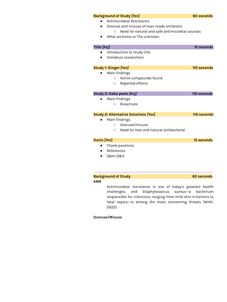Research Script - Chapters 1 and 2 | PDF | Antimicrobial Resistance ...