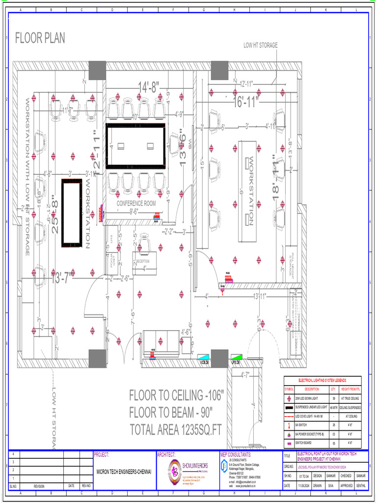 ELECTRICAL, HVAC & CCTV LAYOUT FOR MICRONTECH ENGINEERS PROJECT (1 ...