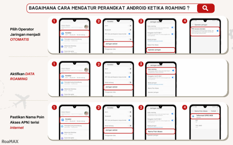 Panduan Setting Device Roaming Android | PDF