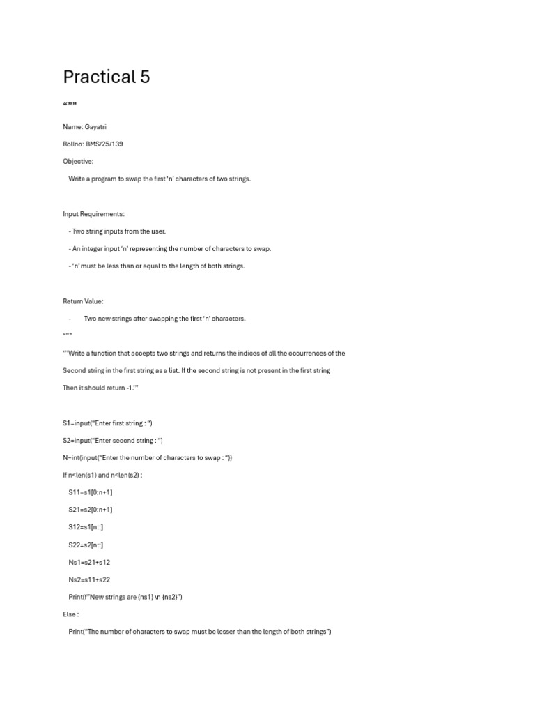 Practical 6 | PDF