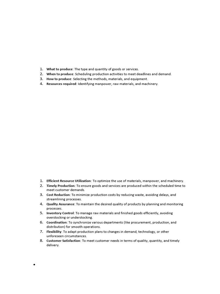 Module 3 Production Planning | PDF | Inventory | Economic Growth