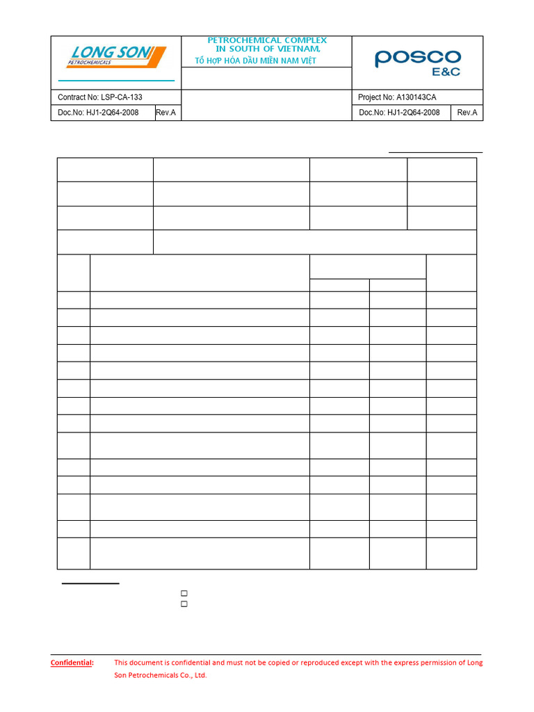 Attach#4-Inspection Report Form | PDF | Pipe (Fluid Conveyance) | Wire