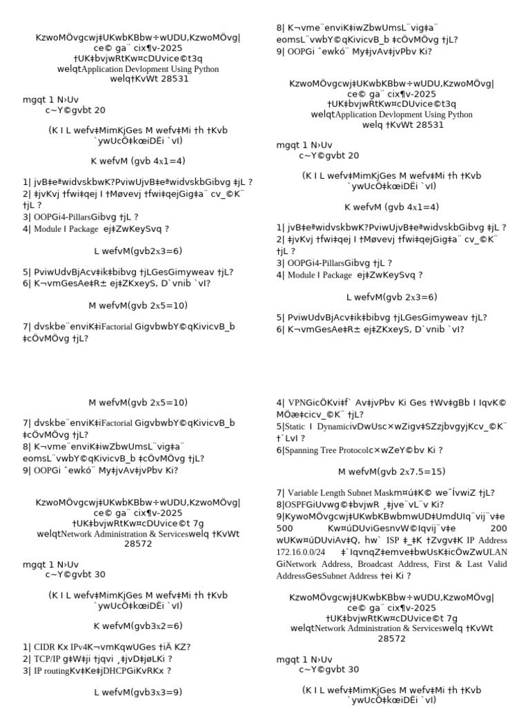Application Devlopment Using Python- 3rd and Network Administration ...