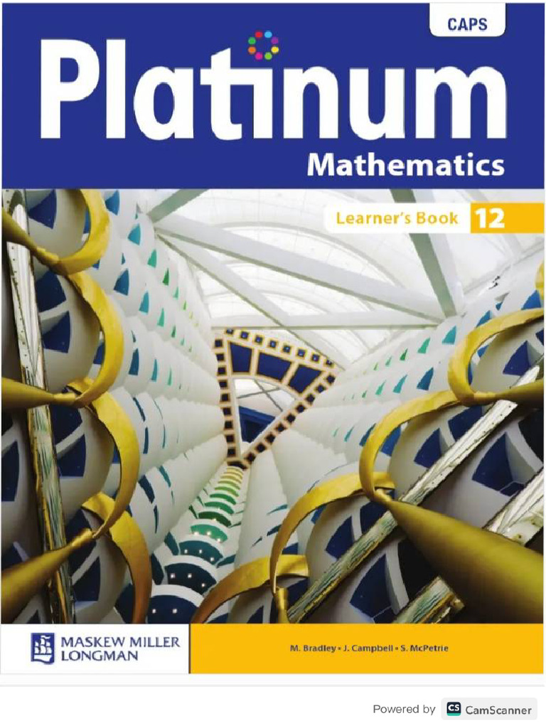 Platinum Mathematics Grade 12 | PDF