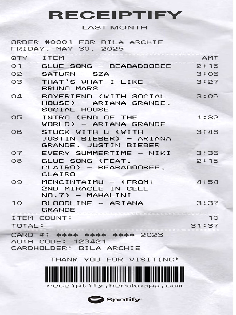 Receipt If y | PDF